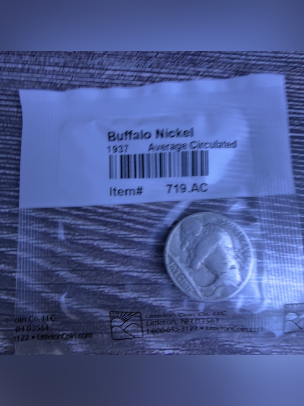 1937 Buffalo Nickel 5C Average Circulated Littleton Coin Company
